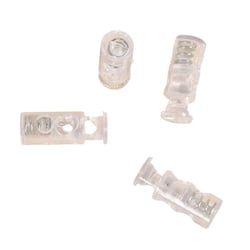 Lot de 4 serres-cordon 9x25mm transparent