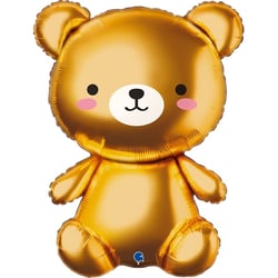 Ballon Aluminium Hélium Géant - Ours 66 cm