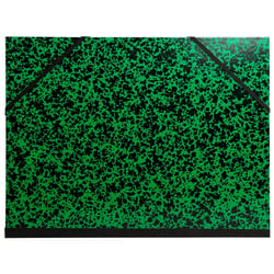 Carton à dessin Annonay avec élastiques 26x33 cm - Pour formats A4 et 24x32 cm - Vert - x 10 - Exacompta
