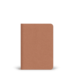 Le cahier Poche - Pages pointillées - Teck - 105 x 150 mm - Made in France