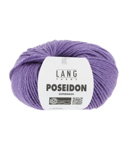 Pelote de laine Vierge Poseidon - Lang Yarns 46 Violet