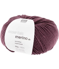 Fil de laine à tricoter ESSENTIALS MERINO DK - Rico Design 83 Violet