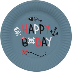 8 Assiettes Pirate Party
