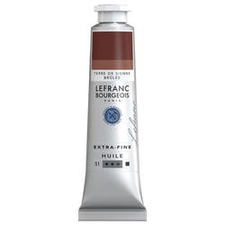 Peinture à l'huile - Extra-fine - Terre de Sienne brûlée - 481 - Lefranc Bourgeois - 40ml