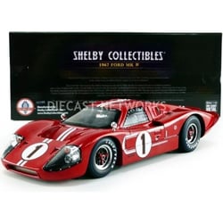 Voiture miniature - Shelby - Ford GT40 Mk IV - Vainqueur Le Mans 1967 - 1/18