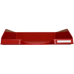 Corbeille à courrier Combo Midi Iderama - Rouge carmin brillant - x 6 - Exacompta