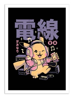 Affiche 50 x 70 cm -  Electric vibe - EduEly