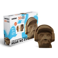 Cartonic® Sculpture-Puzzle 3D carton - Hear no Evil