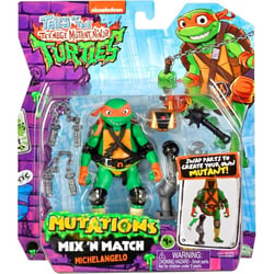 Figurine michelangelo 12 cm - les tortues ninja teenage mutant ninja - mutations mix'n match - tmnt - turtles - giochi prezios