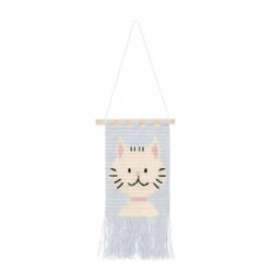 Longstitch Kit de Broderie Chat - Rico Design