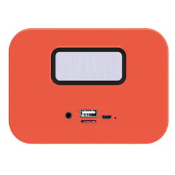 Mini Enceinte Bluetooth TWSe Ultra Compacte 5W Autonomie 5h Charge Rapide Orange YONIS
