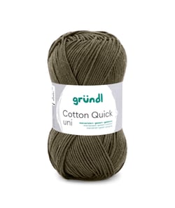 Fil à tricoter COTTON QUICK UNI - Gründl - PPSC - certifié Oeko-Tex 168 Vert