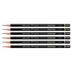 Crayon graphite - TOMBOW - MONO 100 - Dureté 7H - Lot de 6