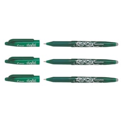 Lot de 3 Stylos roller FriXion Ball 0,7 Vert