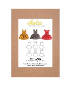Pochette patron de couture MILANO Robe enfant taille n°FR 6 MOIS-4 ANS
