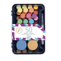 Les couleurs des grands Palette d'artiste - Djeco - Bleu