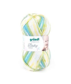 Fil layette à tricoter BABY COLOR - Grundl - certifié Oeko-Tex 04 Vert