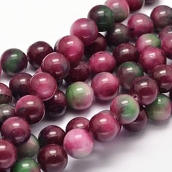 Fil de 45 perles ronde pierre naturelle fabrication bijoux JADE DE MALAISIE 8 MM
