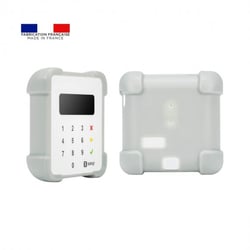 coque de protection avec coins renforcés pour terminal de paiement sumup air blanc