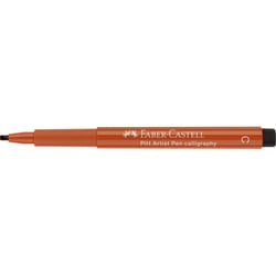 Feutre - Sanguine - Pointe 2,5 mm - Calligraphie - Pitt Artist Pen - Faber-Castell