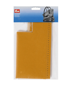 Fond de sac "Caroline" en cuir synthétique de Prym pour des créations uniques Jaune Moutarde