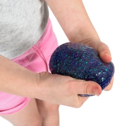 Balle antistress Squishy pailletée - Jouet créatif et éducatif
