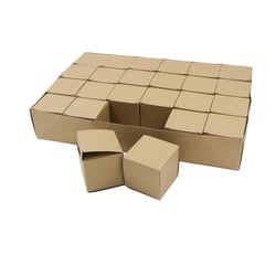 Boite Kraft Calendrier de l'Avent DIY sur plateau 38 cm