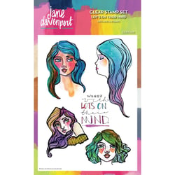 Tampons transparents - Femmes - 5 clear stamps - Creative Expressions