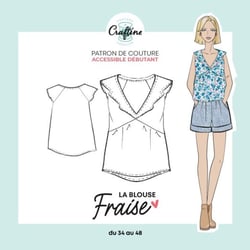 Patron Craftine Top Fraise - Format Papier