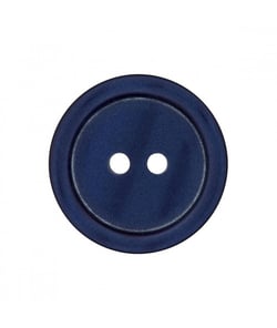 Carte de 3 boutons de chemise 2 Trous en polyester 20mm - Prym Bleu Marine