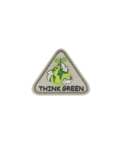 Ecussons thermocollant Think Green - Mediac 003 Gris