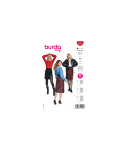 Patron Burda 5773 - Jupe femme du 34 au 48 taille n°FR 34-46