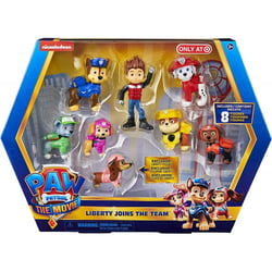 Coffret 6 figurines pat patrouille le film : marcus chase stella ruben zuma rocky - chiots - spin master 20130204
