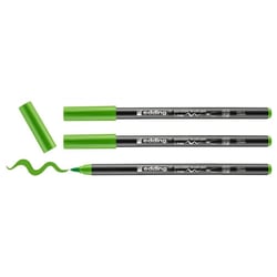 Lot de 3 feutres pinceaux porcelaine EDDING 4200 - Vert clair - Pointe 1-4 mm