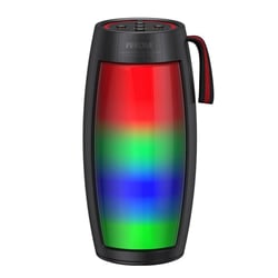 Enceinte Bluetooth 5W Son Puissant Basses Profondes Lumière RGB Autonomie 90min Noir YONIS