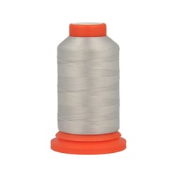 Bobine fil mousse polyester 1000m fabriqué en France pour surjeteuse gris clair