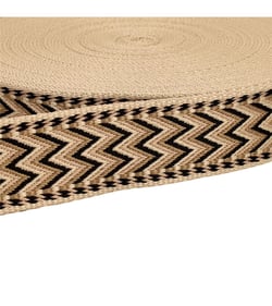 Bobine 14,5m sangle chevrons 38mm beige