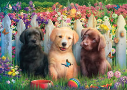Puzzle 1000 pièces - Adorable Scène de Chiots - Schmidt Spiele