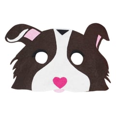MégaCréa DIY - Masque enfant feutrine chien 20,5 x 14,5 cm