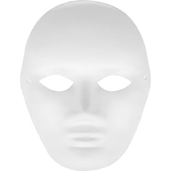 Masque carton visage 18x24 cm - Artemio
