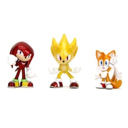 Sonic the Hedgehog - Pack 3 figurines Diecast Nano Metalfigs 5 cm