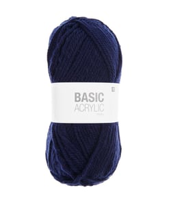 Pelote de laine à tricoter BASIC ACRYLIC CHUNKY - 100GR - Rico Design 007 Bleu