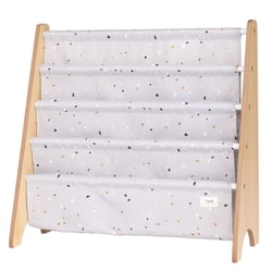 Bibliothèque enfant Terrazzo gris clair - 3 Sprouts