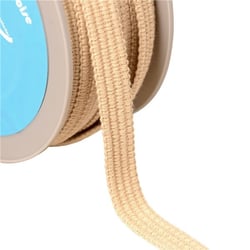 Bobine 20m Galon quatre cordons 15mm beige clair