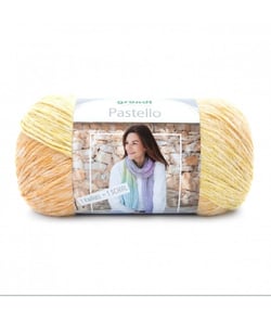 Fil à tricoter multicolore PASTELLO - Gründl - certifié Oeko-Tex 3 Orange