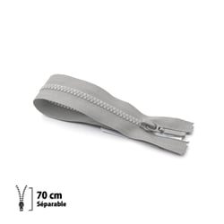 Fermeture éclair Z49 - PRESTILON 4 mm 70 cm - Séparable