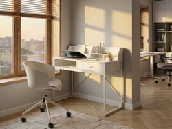 Bureau MDF Blanc ZYRA - Beliani