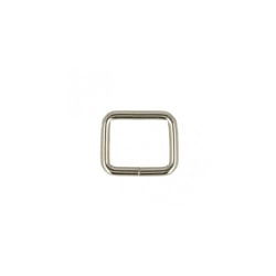 Lot de 2 passants métal 15mm couleur argent