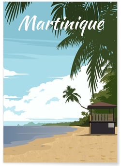 Affiche Martinique | A3 : 29,7x42cm