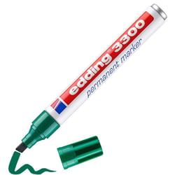 Marqueur permanent pointe biseautée 1-5 mm - Edding - Vert - 3300